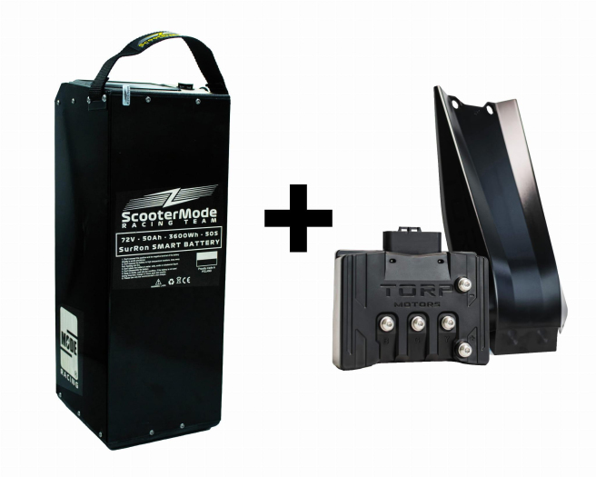 Zestaw bateria 72V 50Ah + sterownik TORP TC500 SurRon Light Bee