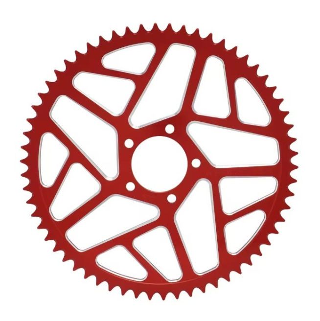 Zębatka aluminiowa czerwona 62T. SurRon Light Bee X, Talaria Sting, Segway X160 i X260