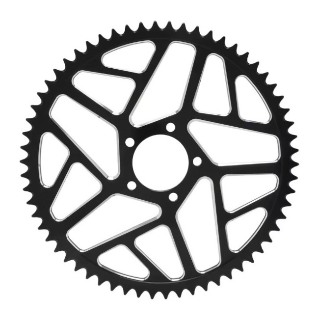 Zębatka aluminiowa czarna 62T. SurRon Light Bee X, Talaria Sting, Segway X160 i X2