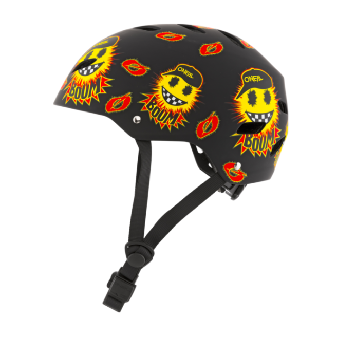 Kask Orzeszek Dziecięcy O'Neal DIRT LID Youth Helmet EMOJI black/yellow